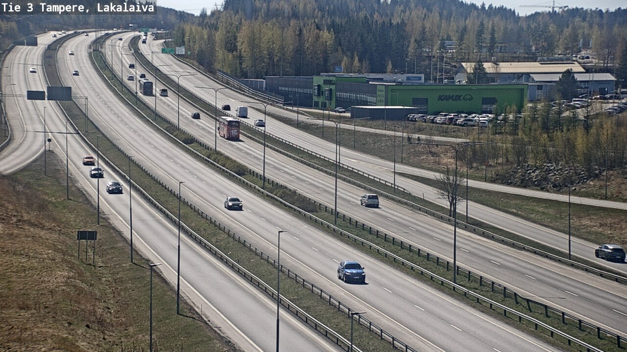 Kelikamerat Kuva Tie 3 Tampere, Lakalaiva, Tampere, Pirkanmaa