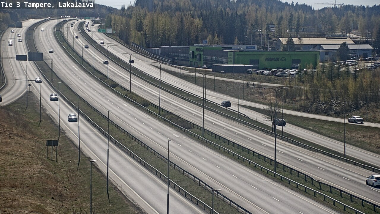 Kelikamerat Kuva Tie 3 Tampere, Lakalaiva, Tampere, Pirkanmaa