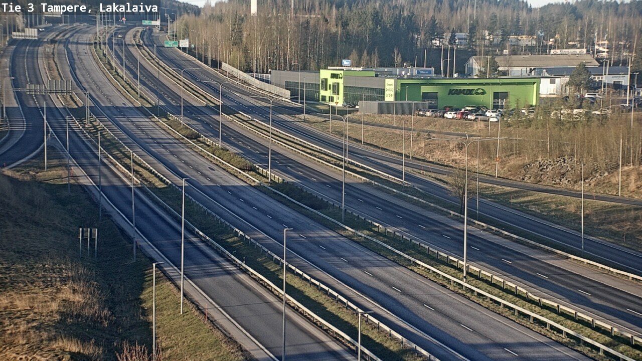 Kelikamerat Kuva Tie 3 Tampere, Lakalaiva, Tampere, Pirkanmaa