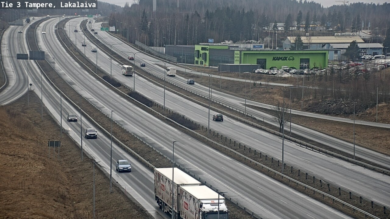 Weather Camera Image Väg 3 Tammerfors, Lakalaiva, Tampere, Pirkanmaa