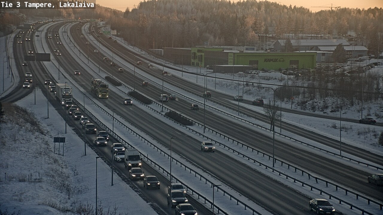 Weather Camera Image Road 3 Tampere, Lakalaiva, Tampere, Pirkanmaa