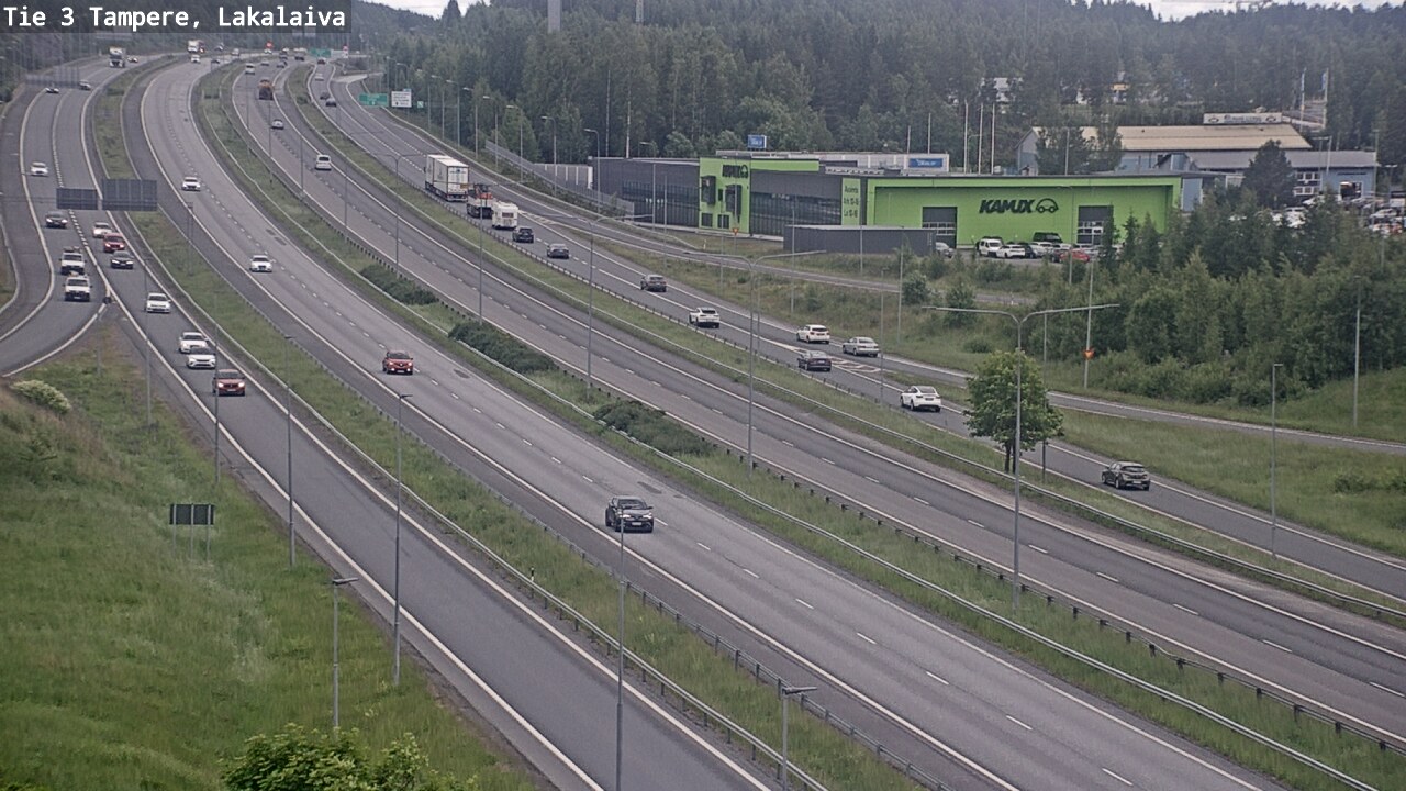 Weather Camera Image Väg 3 Tammerfors, Lakalaiva, Tampere, Pirkanmaa