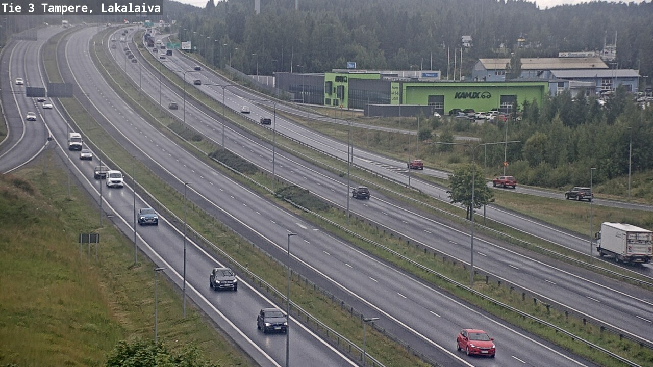 Weather Camera Image Road 3 Tampere, Lakalaiva, Tampere, Pirkanmaa