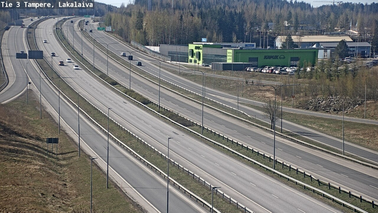 Kelikamerat Kuva Tie 3 Tampere, Lakalaiva, Tampere, Pirkanmaa