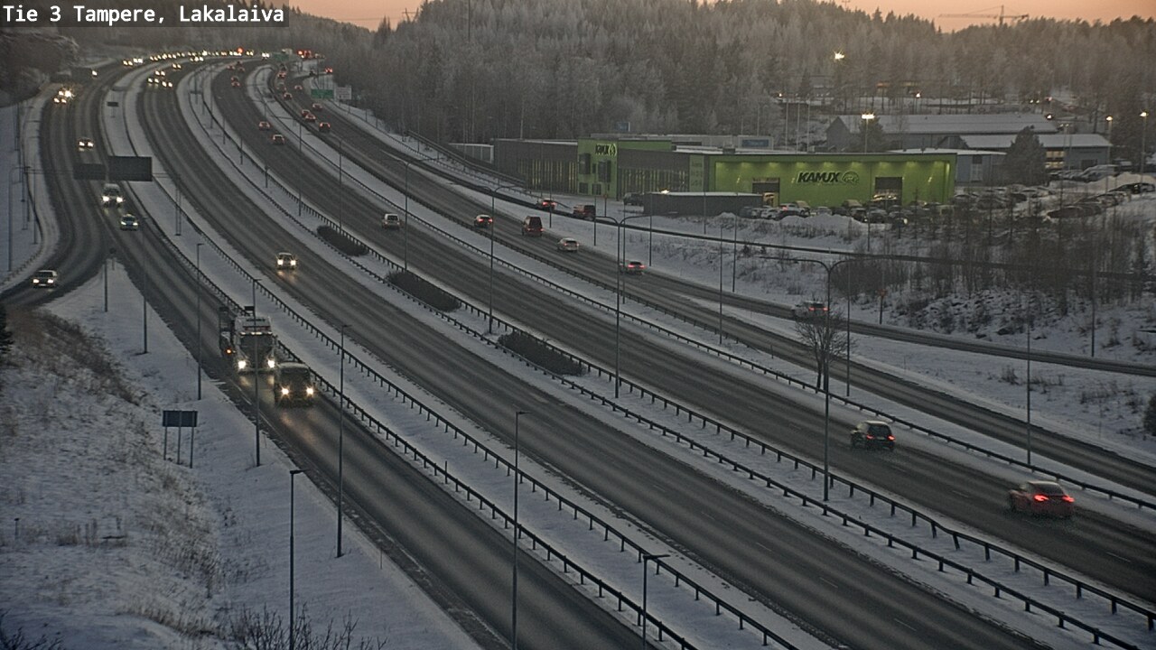 Weather Camera Image Road 3 Tampere, Lakalaiva, Tampere, Pirkanmaa