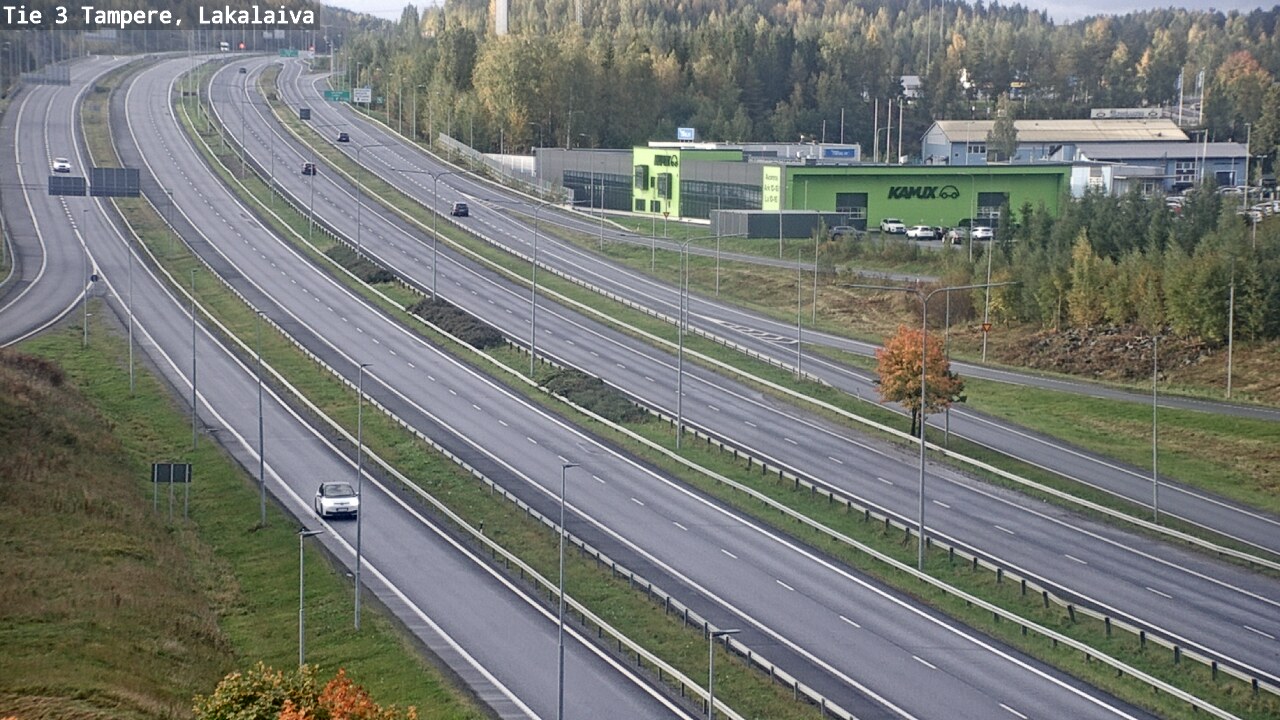 Weather Camera Image Road 3 Tampere, Lakalaiva, Tampere, Pirkanmaa