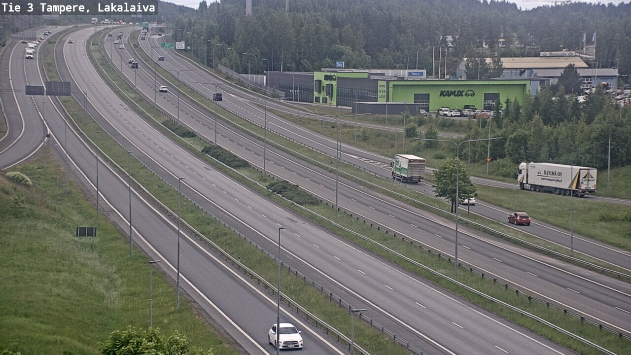 Weather Camera Image Väg 3 Tammerfors, Lakalaiva, Tampere, Pirkanmaa
