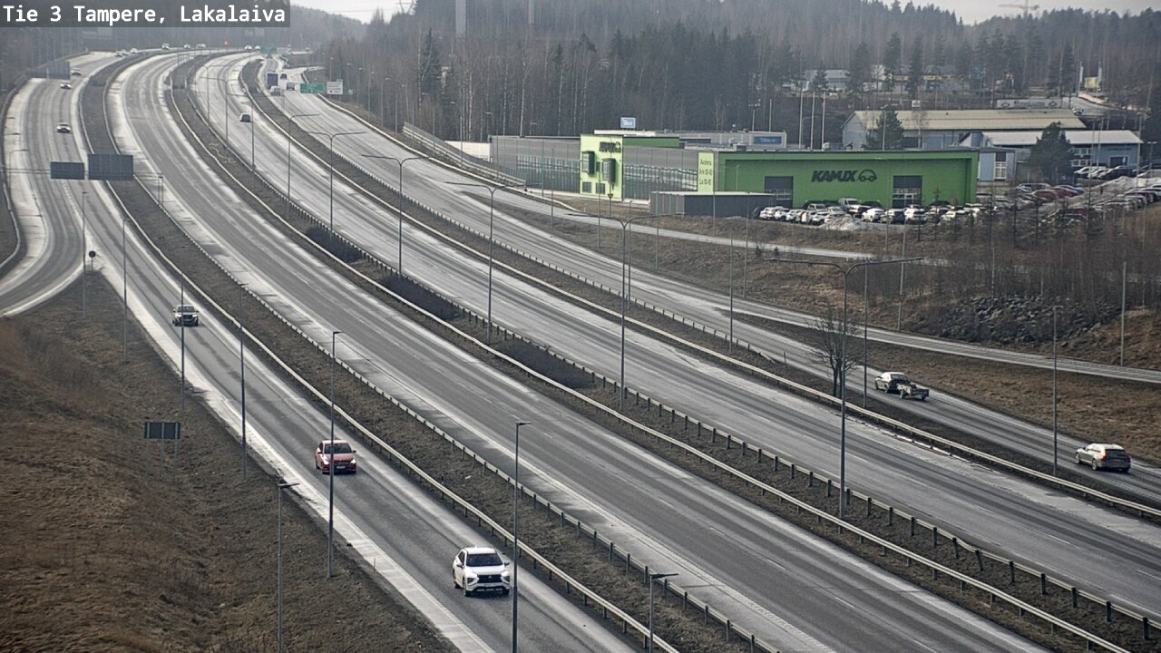 Weather Camera Image Väg 3 Tammerfors, Lakalaiva, Tampere, Pirkanmaa