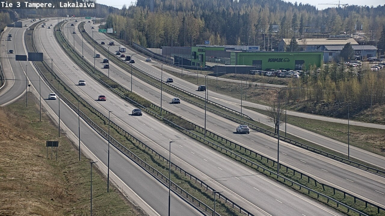 Kelikamerat Kuva Tie 3 Tampere, Lakalaiva, Tampere, Pirkanmaa