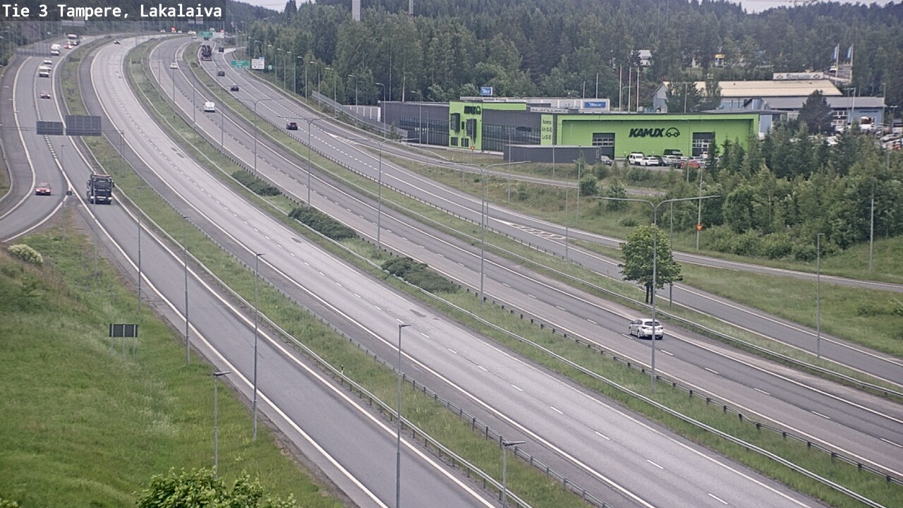 Weather Camera Image Väg 3 Tammerfors, Lakalaiva, Tampere, Pirkanmaa