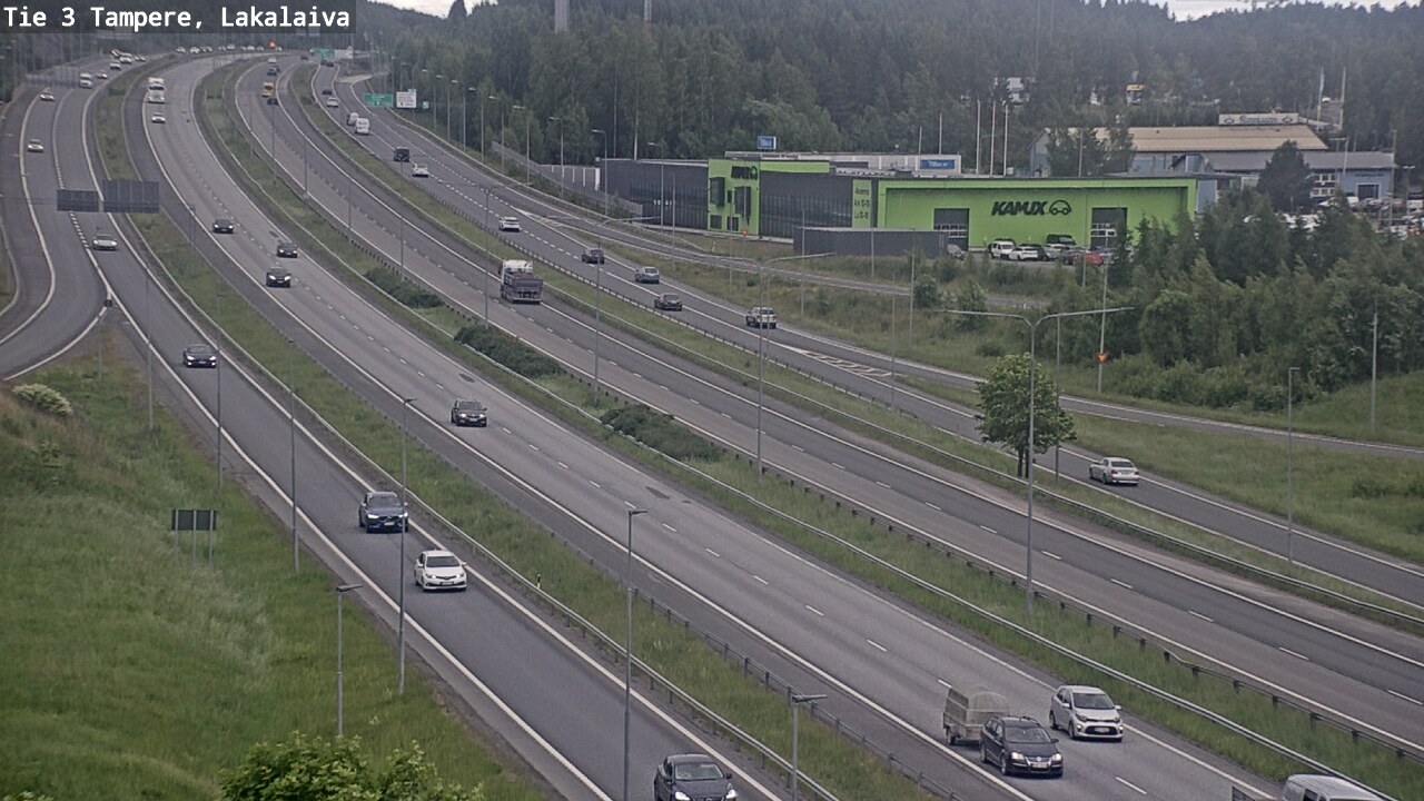 Weather Camera Image Road 3 Tampere, Lakalaiva, Tampere, Pirkanmaa