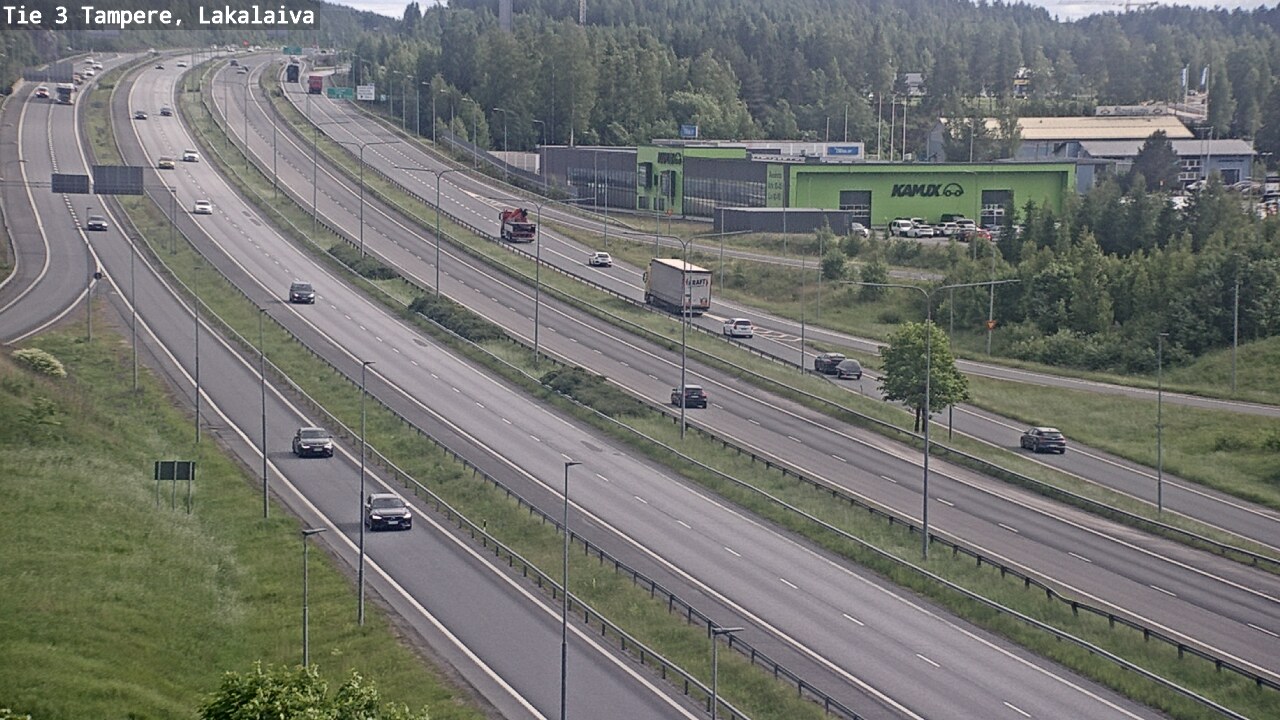 Weather Camera Image Road 3 Tampere, Lakalaiva, Tampere, Pirkanmaa