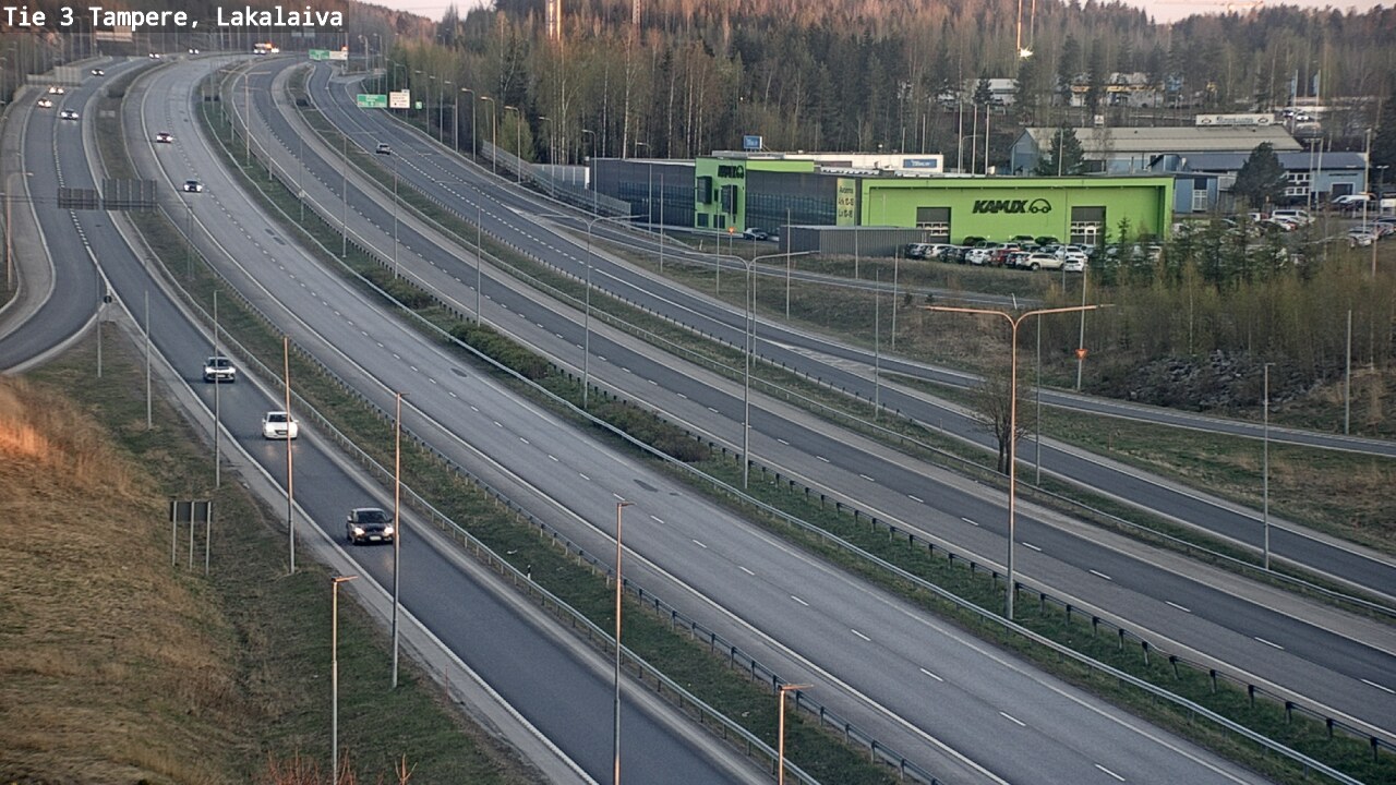 Weather Camera Image Road 3 Tampere, Lakalaiva, Tampere, Pirkanmaa