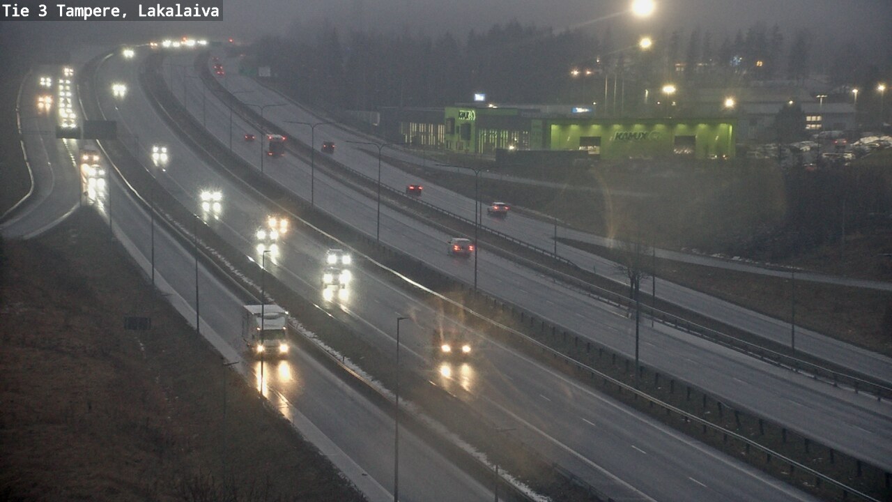 Weather Camera Image Road 3 Tampere, Lakalaiva, Tampere, Pirkanmaa