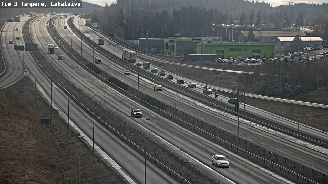 Weather Camera Image Väg 3 Tammerfors, Lakalaiva, Tampere, Pirkanmaa