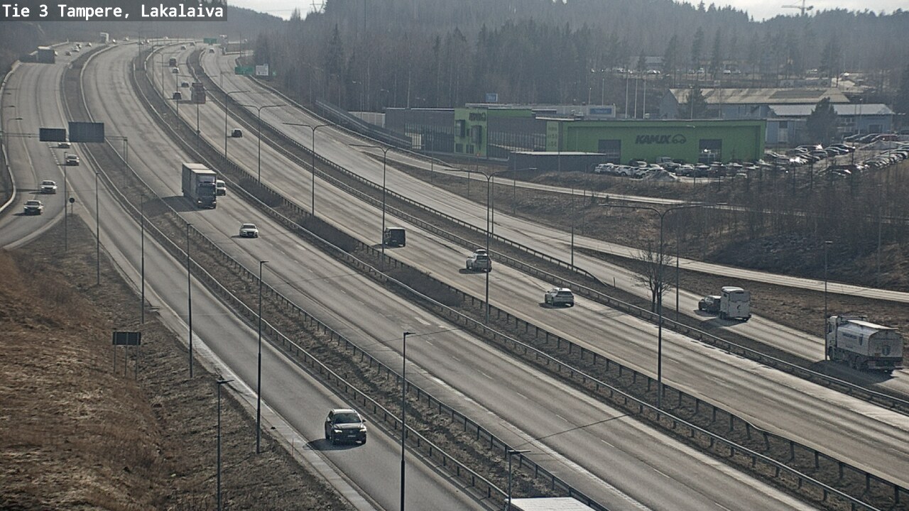 Weather Camera Image Väg 3 Tammerfors, Lakalaiva, Tampere, Pirkanmaa