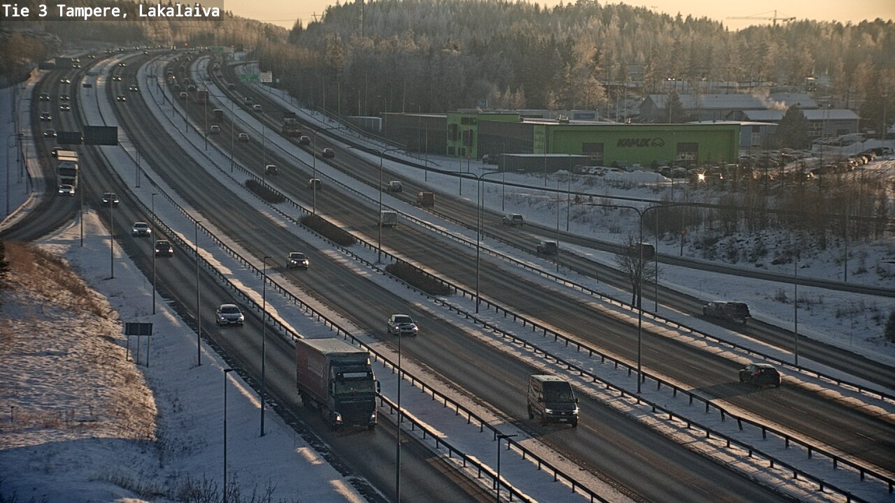 Weather Camera Image Road 3 Tampere, Lakalaiva, Tampere, Pirkanmaa