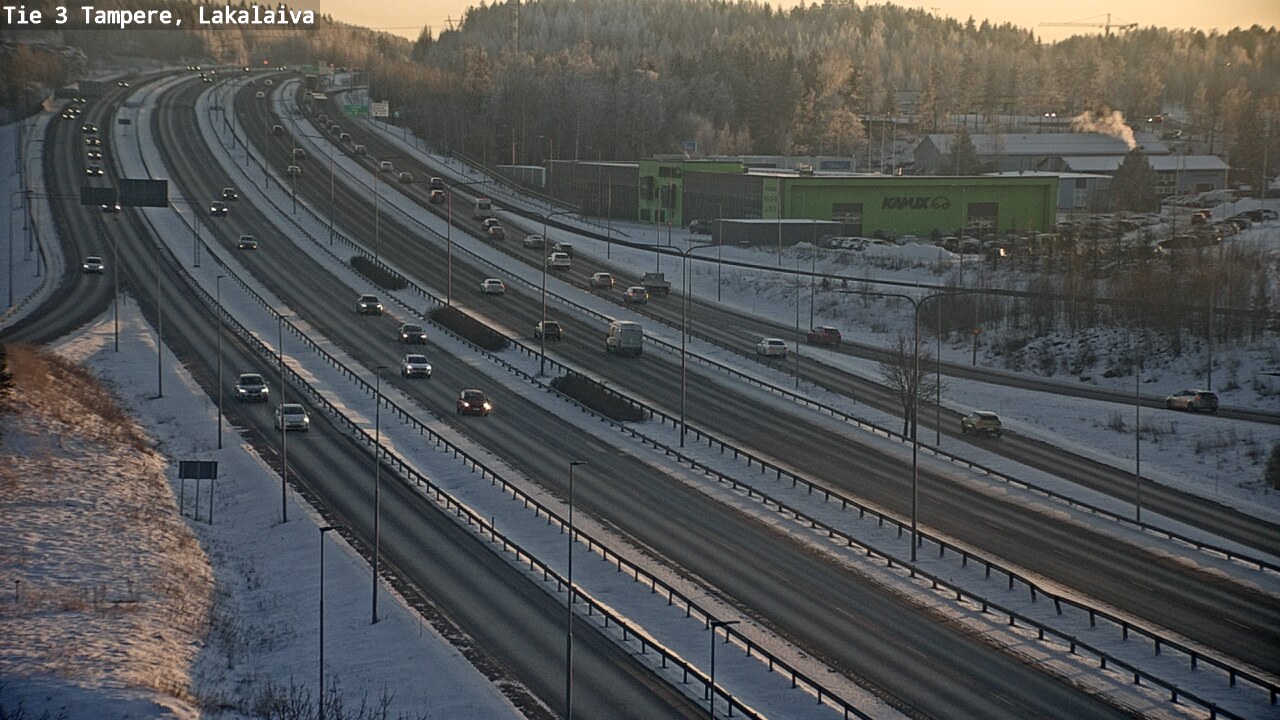 Weather Camera Image Road 3 Tampere, Lakalaiva, Tampere, Pirkanmaa