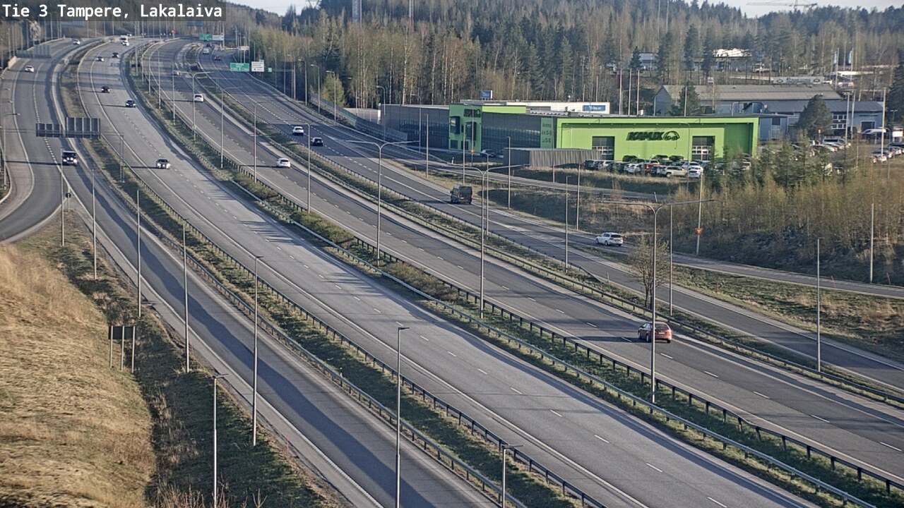 Kelikamerat Kuva Tie 3 Tampere, Lakalaiva, Tampere, Pirkanmaa