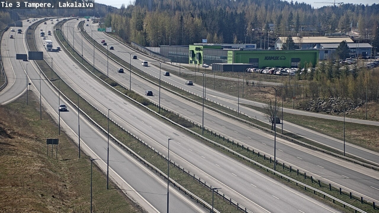Kelikamerat Kuva Tie 3 Tampere, Lakalaiva, Tampere, Pirkanmaa