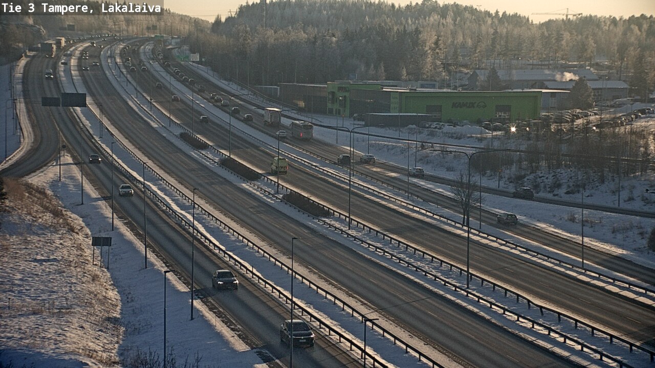 Weather Camera Image Road 3 Tampere, Lakalaiva, Tampere, Pirkanmaa