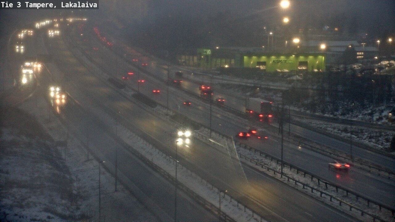 Weather Camera Image Väg 3 Tammerfors, Lakalaiva, Tampere, Pirkanmaa