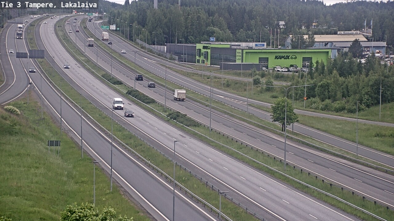 Weather Camera Image Väg 3 Tammerfors, Lakalaiva, Tampere, Pirkanmaa