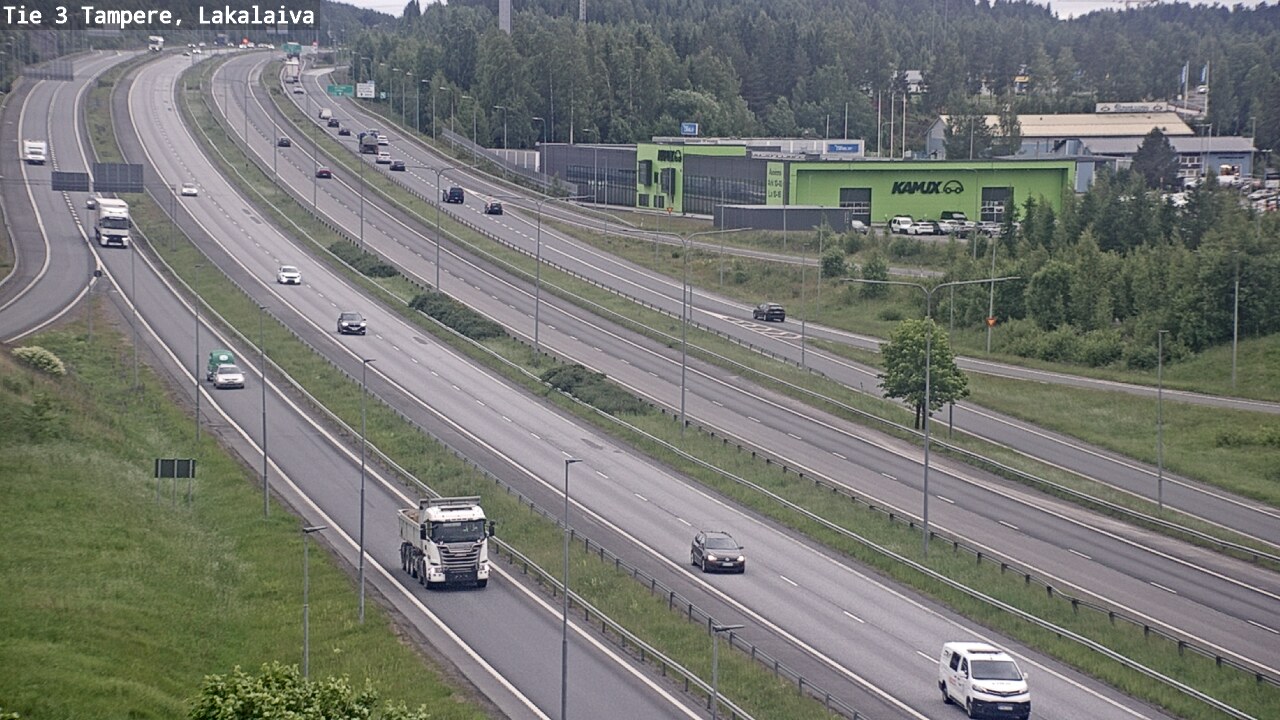 Weather Camera Image Väg 3 Tammerfors, Lakalaiva, Tampere, Pirkanmaa