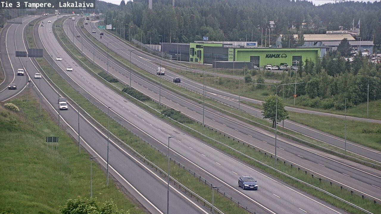 Weather Camera Image Väg 3 Tammerfors, Lakalaiva, Tampere, Pirkanmaa
