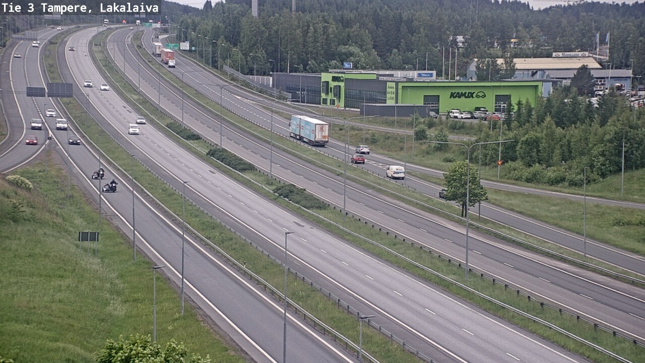 Weather Camera Image Väg 3 Tammerfors, Lakalaiva, Tampere, Pirkanmaa