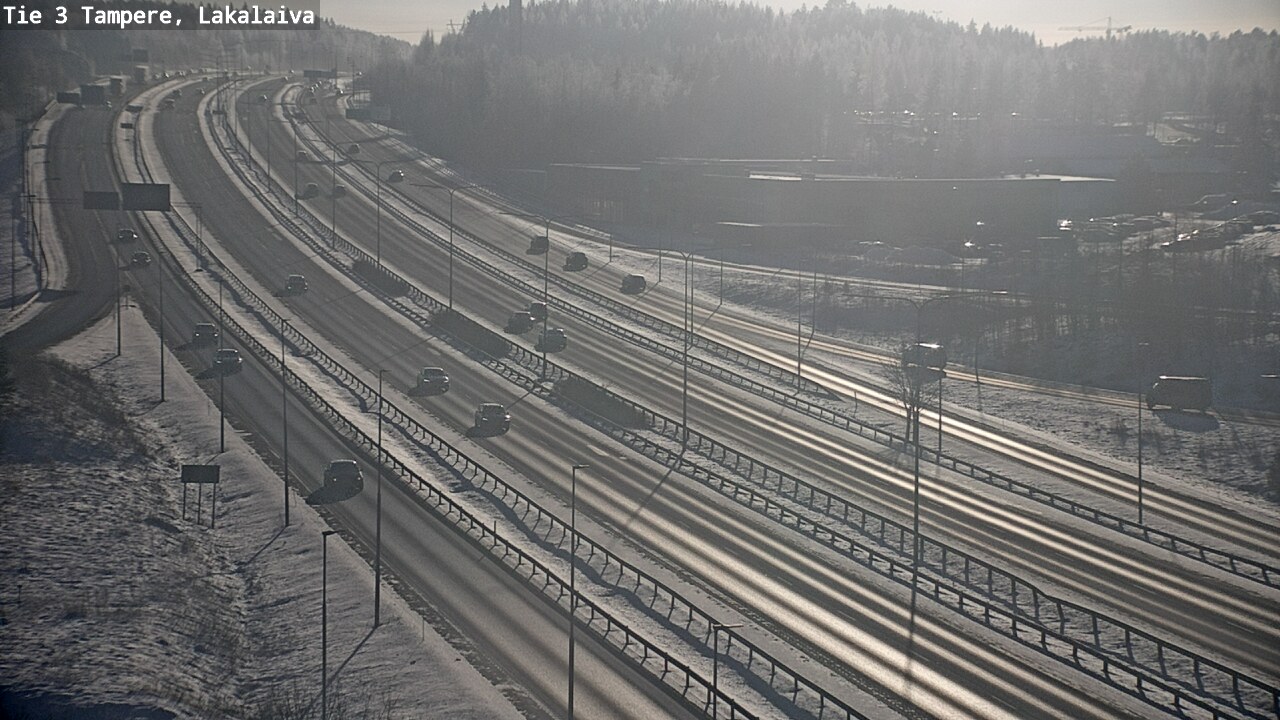 Weather Camera Image Väg 3 Tammerfors, Lakalaiva, Tampere, Pirkanmaa