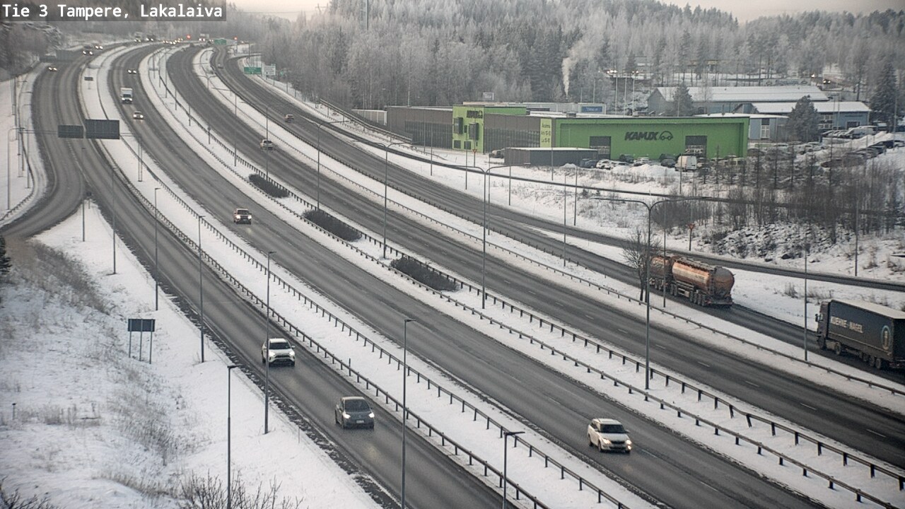Weather Camera Image Väg 3 Tammerfors, Lakalaiva, Tampere, Pirkanmaa