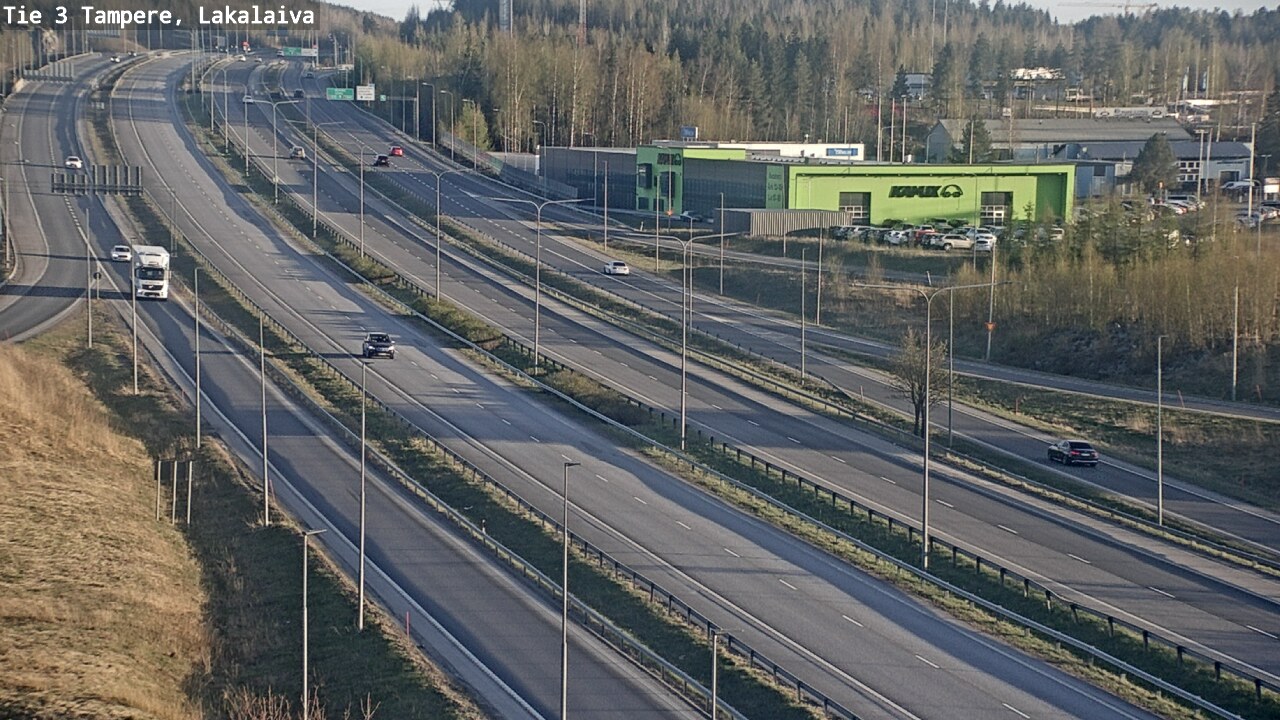 Kelikamerat Kuva Tie 3 Tampere, Lakalaiva, Tampere, Pirkanmaa