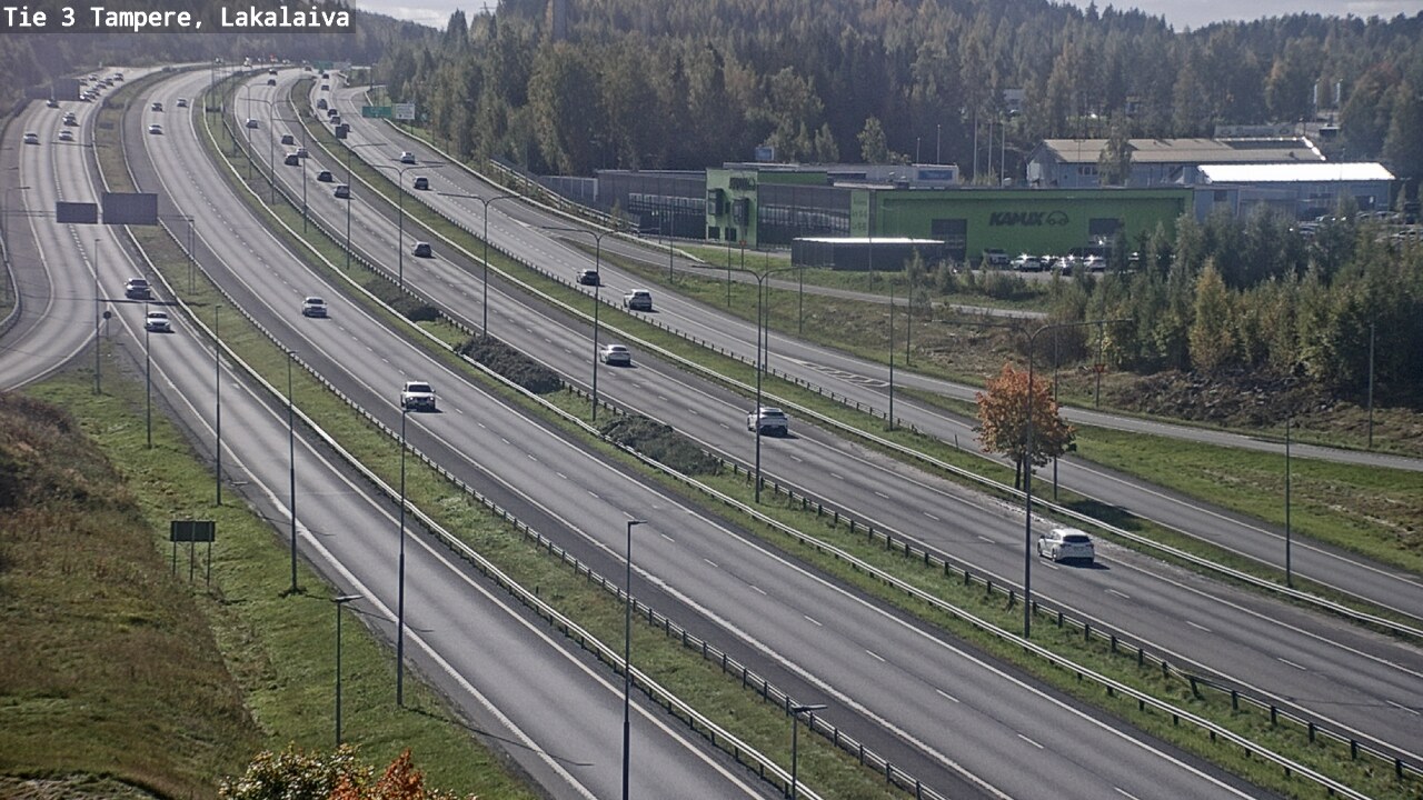 Kelikamerat Kuva Tie 3 Tampere, Lakalaiva, Tampere, Pirkanmaa