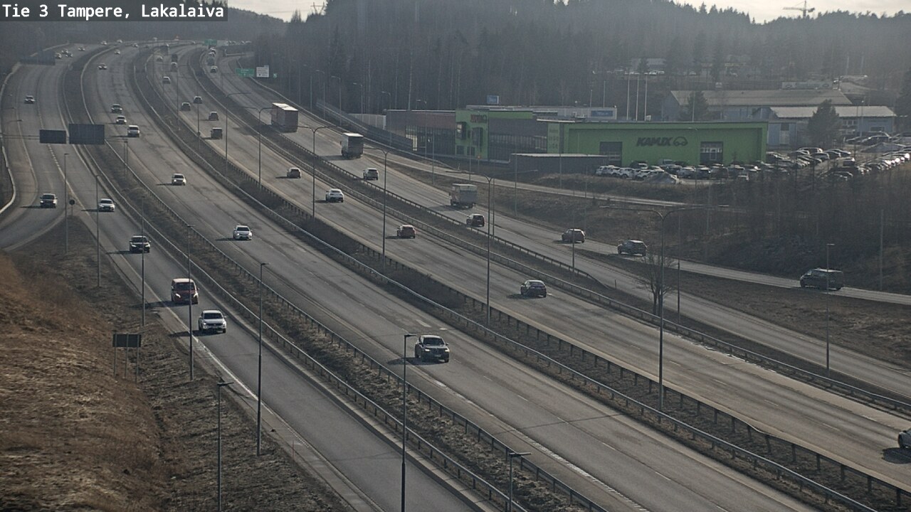 Weather Camera Image Väg 3 Tammerfors, Lakalaiva, Tampere, Pirkanmaa