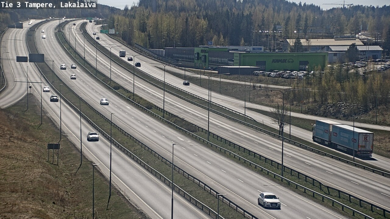 Kelikamerat Kuva Tie 3 Tampere, Lakalaiva, Tampere, Pirkanmaa