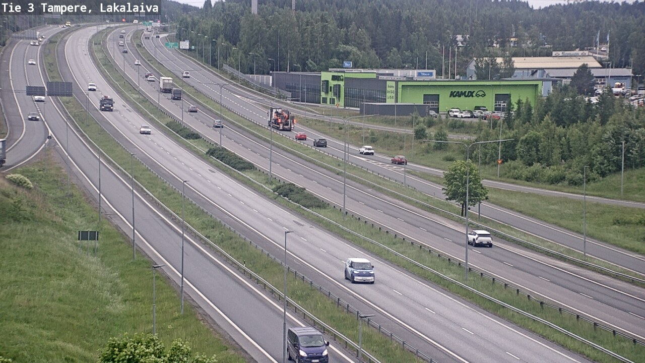 Weather Camera Image Väg 3 Tammerfors, Lakalaiva, Tampere, Pirkanmaa