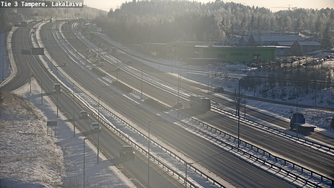 Weather Camera Image Road 3 Tampere, Lakalaiva, Tampere, Pirkanmaa