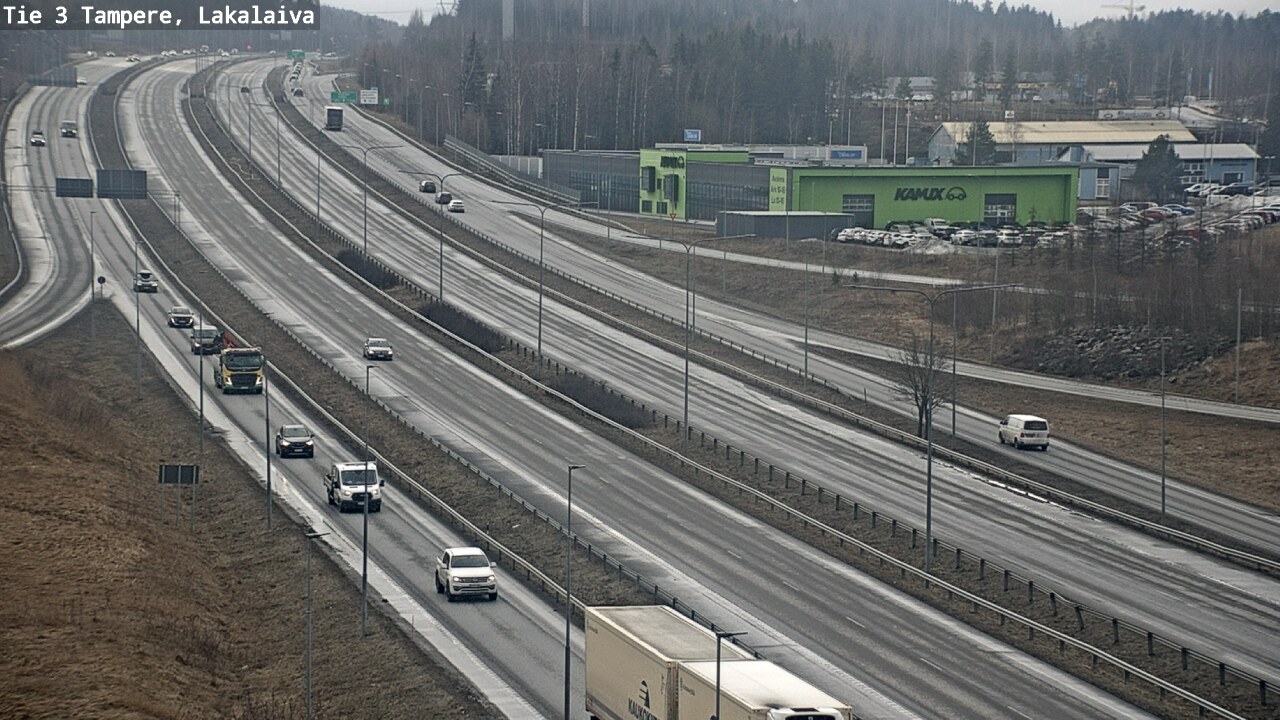Weather Camera Image Väg 3 Tammerfors, Lakalaiva, Tampere, Pirkanmaa