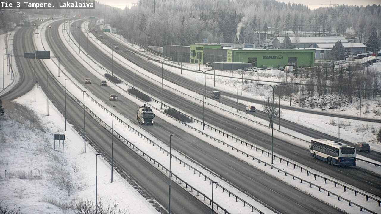 Weather Camera Image Väg 3 Tammerfors, Lakalaiva, Tampere, Pirkanmaa