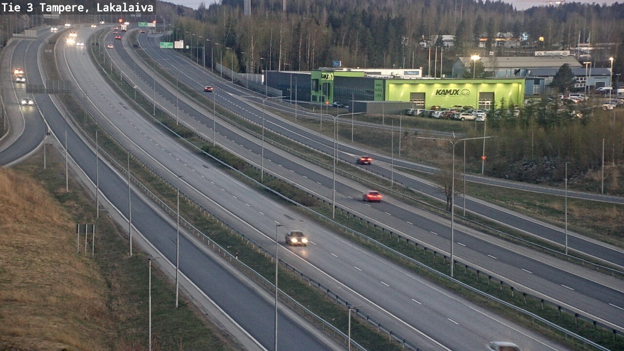Weather Camera Image Road 3 Tampere, Lakalaiva, Tampere, Pirkanmaa