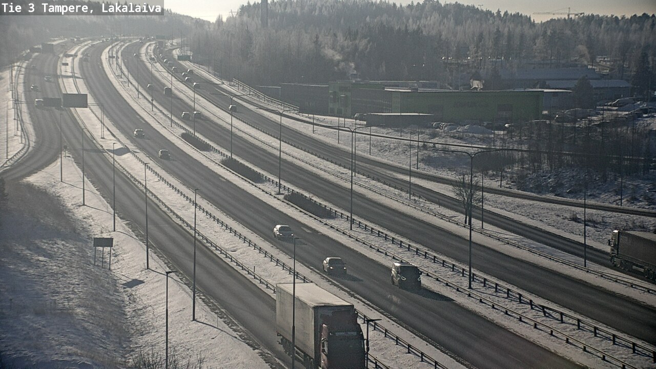 Weather Camera Image Road 3 Tampere, Lakalaiva, Tampere, Pirkanmaa