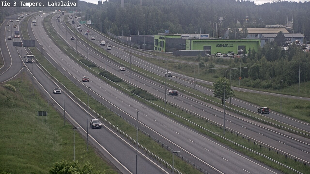 Weather Camera Image Väg 3 Tammerfors, Lakalaiva, Tampere, Pirkanmaa