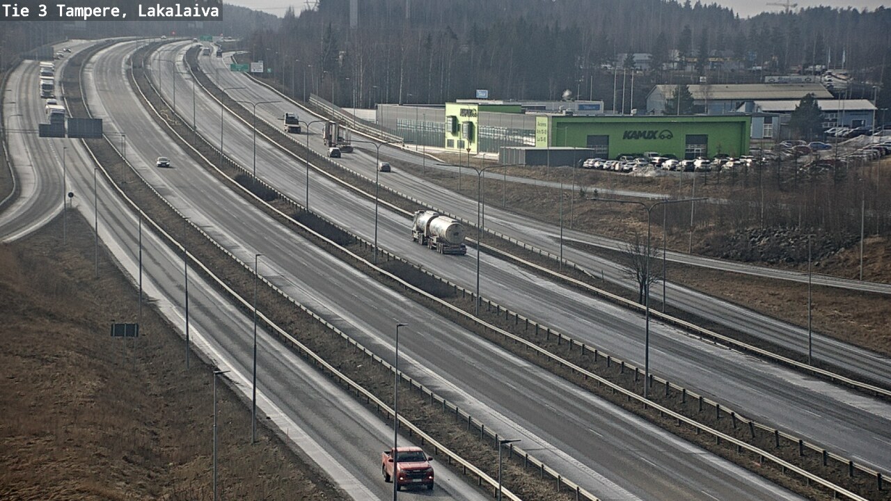 Weather Camera Image Väg 3 Tammerfors, Lakalaiva, Tampere, Pirkanmaa