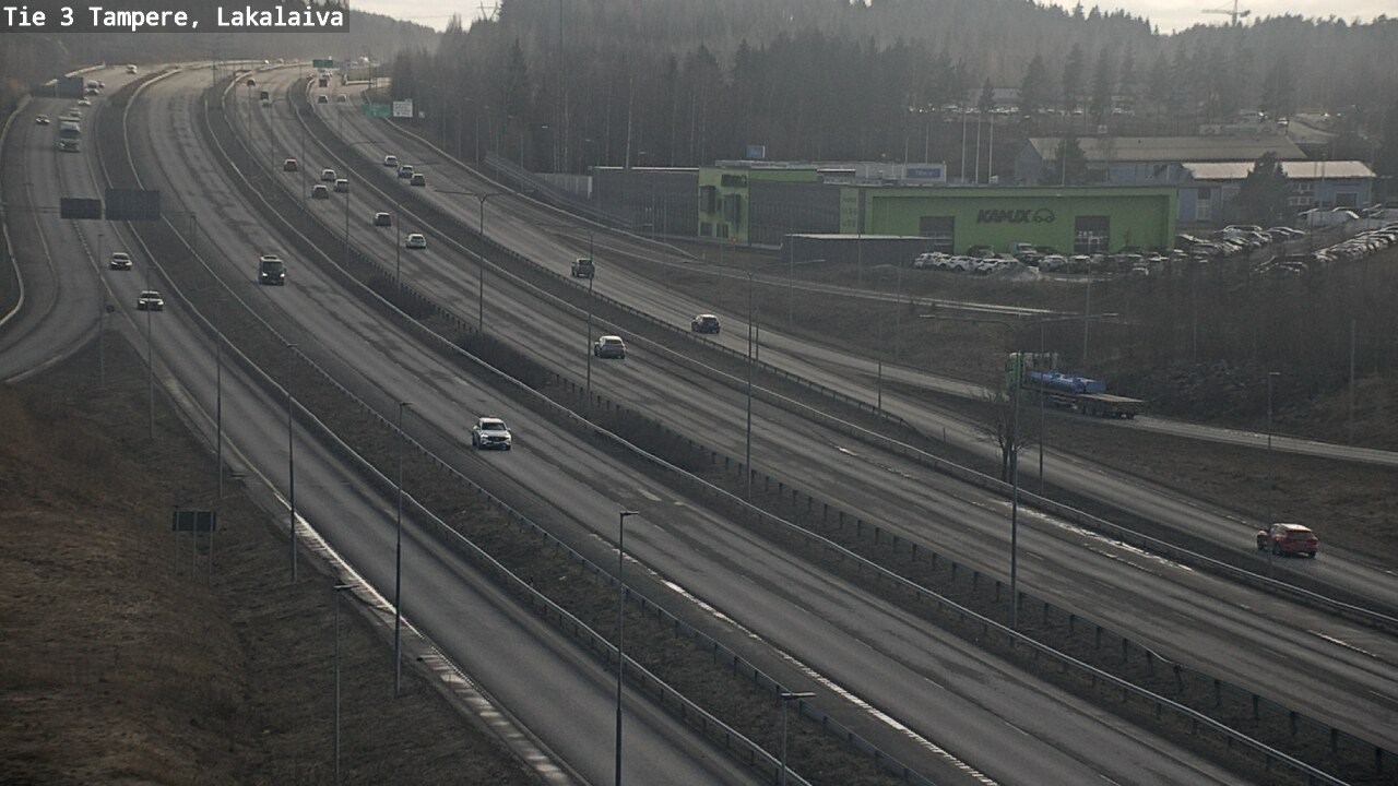 Weather Camera Image Väg 3 Tammerfors, Lakalaiva, Tampere, Pirkanmaa