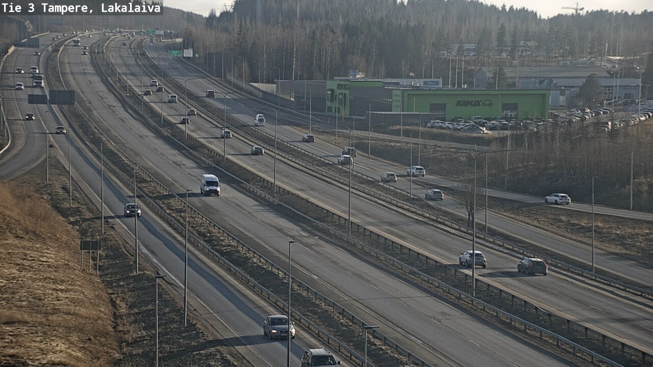 Weather Camera Image Väg 3 Tammerfors, Lakalaiva, Tampere, Pirkanmaa