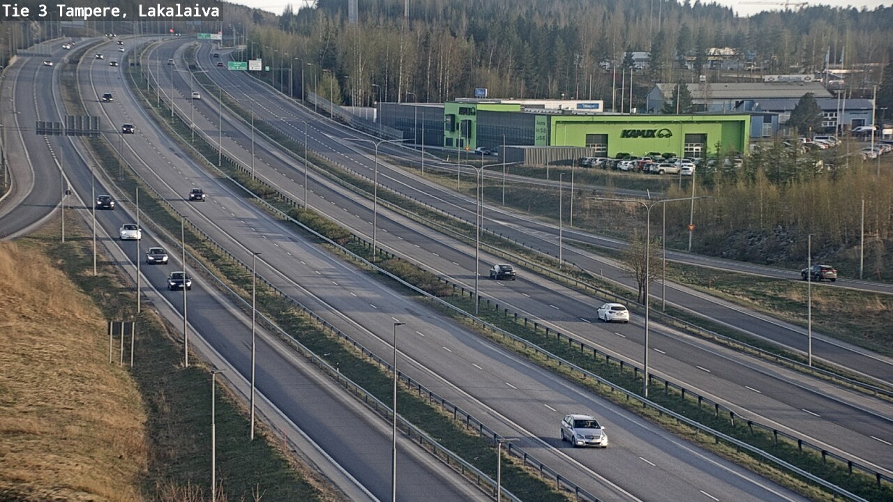 Kelikamerat Kuva Tie 3 Tampere, Lakalaiva, Tampere, Pirkanmaa