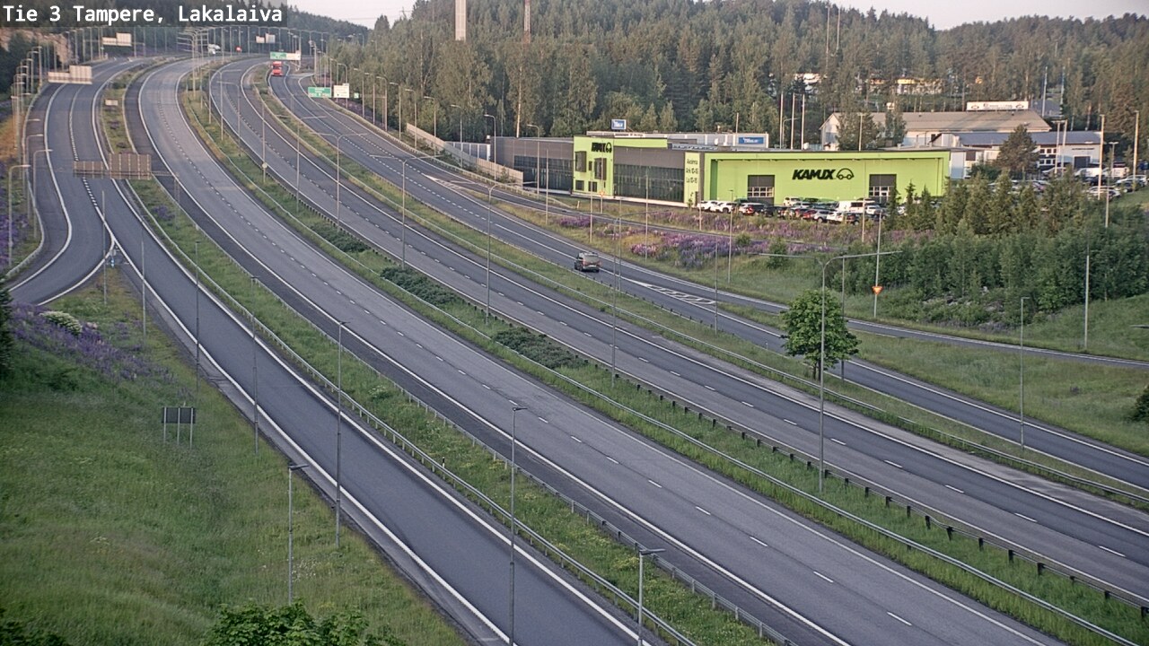 Weather Camera Image Road 3 Tampere, Lakalaiva, Tampere, Pirkanmaa