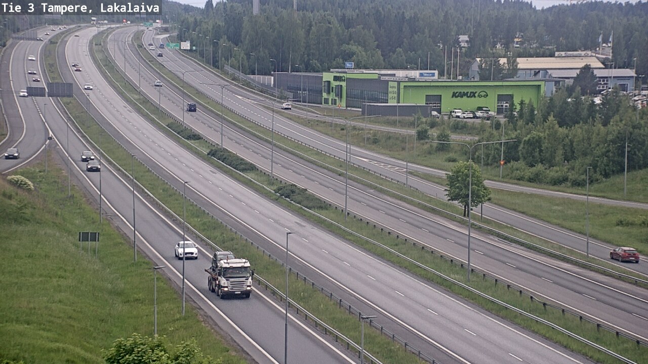 Kelikamerat Kuva Tie 3 Tampere, Lakalaiva, Tampere, Pirkanmaa