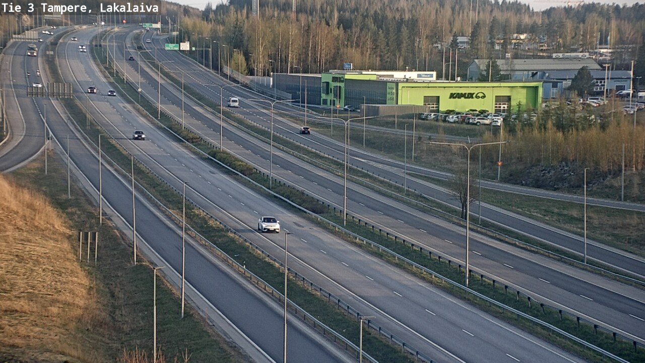 Weather Camera Image Road 3 Tampere, Lakalaiva, Tampere, Pirkanmaa